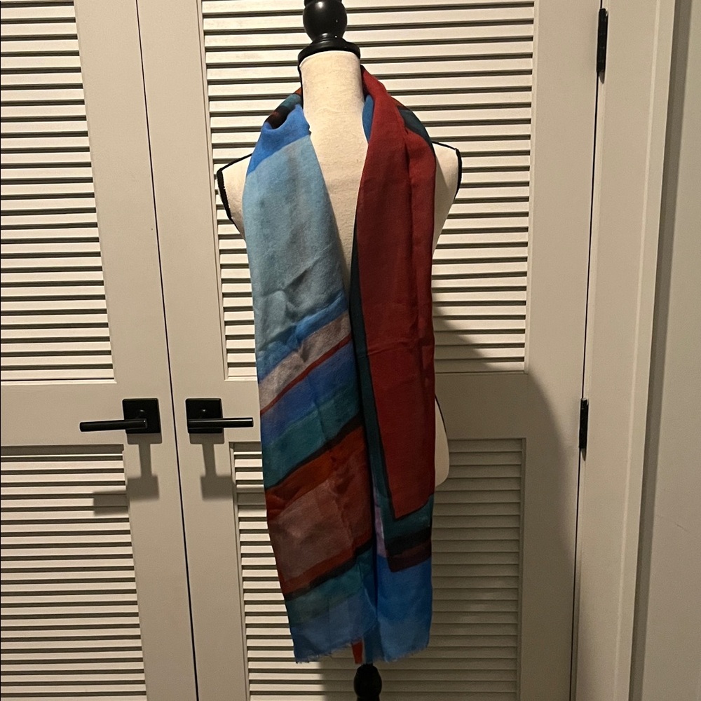 Multicolor Elizabetta Striped Men's Scarf